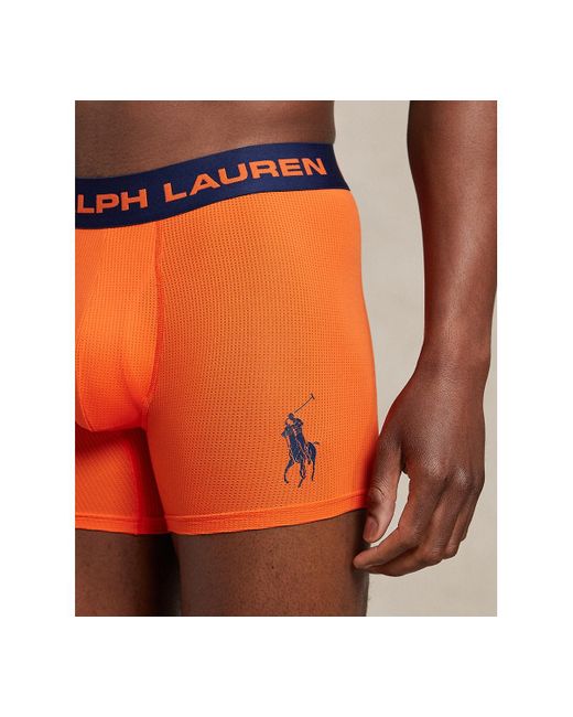 Polo Ralph Lauren Orange Perfect Pouch Boxer Briefs for men