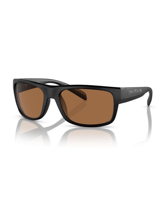 Native Eyewear White Native Ashdown Polarized Sunglasses for men