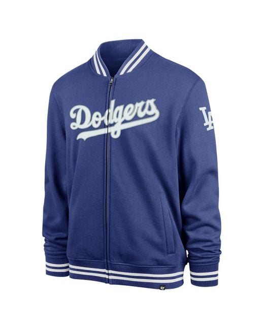 '47 Blue 47 Los Angeles Dodgers Wax Pack Pro Camden Full-zip Track Jacket for men