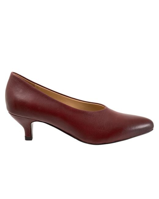 Trotters Brown Kimber Pump