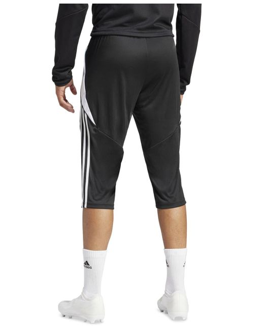 Adidas Black Tiro 24 3/4 Pants for men