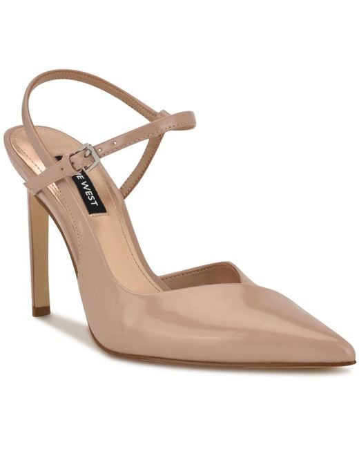 Nine West Multicolor Franka Ankle Strap Stiletto Pumps