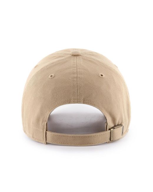 '47 Natural Indiana Fever Core Logo Clean Up Adjustable Hat for men