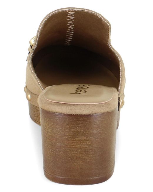 Kensie Brown Cooper Platform Clog