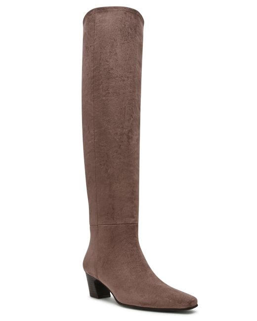 Dolce Vita Brown Stryker Over-the-knee Pull On Heeled Boots