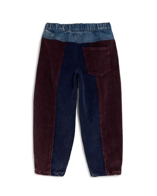 Desigual Blue Boys's Patchwork Denim Trousers for men