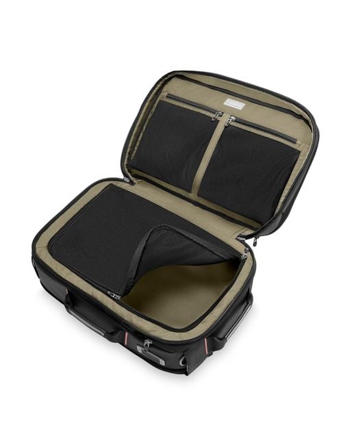 Briggs & Riley Black Medium Convertible Backpack