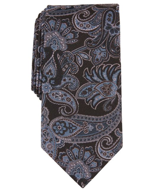 Michael Kors Gray Bayport Paisley Tie for men