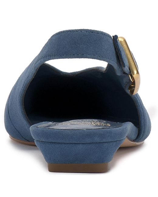 Vince Camuto Blue Valther Sling Back Flats