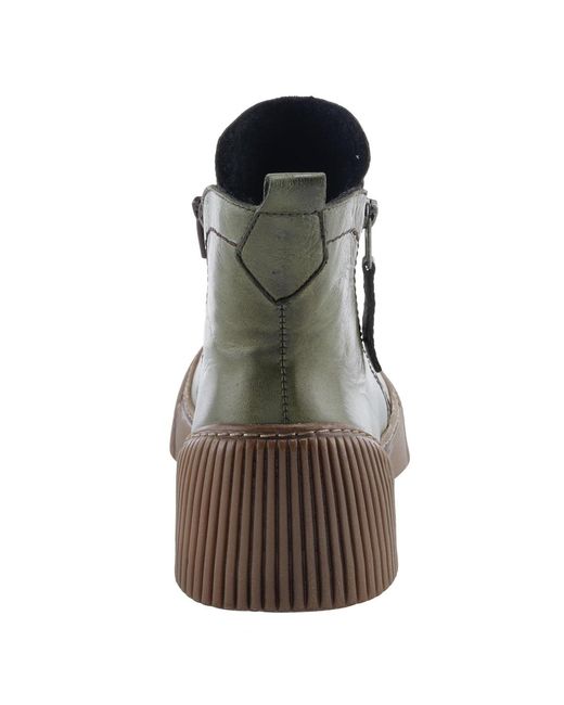 Spring Step Brown Kelko Leather Bootie