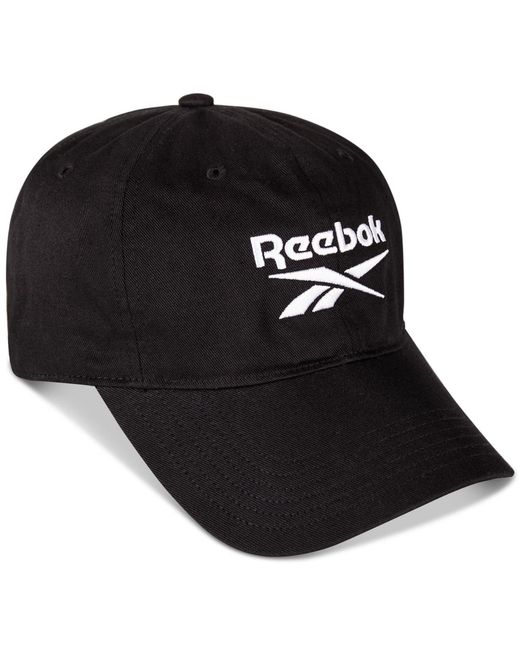 Reebok Black Twill Logo Cap for men