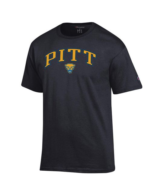 Champion Blue Pitt Panthers Arched Logo T-shirt for men