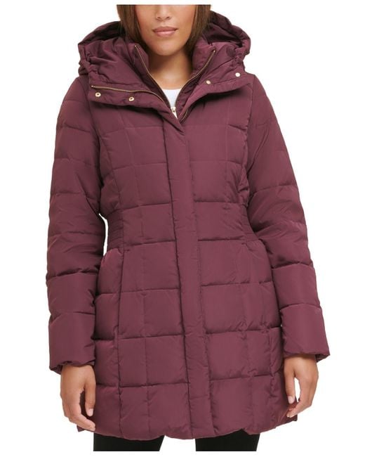 cole haan hooded down puffer coat