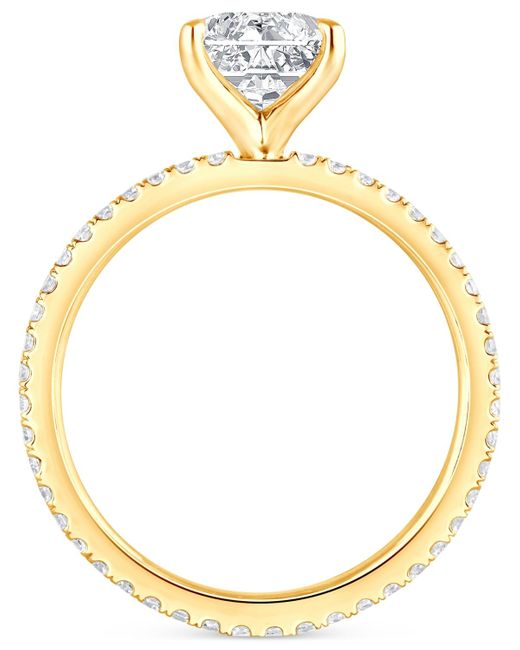 Badgley Mischka Metallic Certified Lab Grown Diamond Radiant Bridal Set (3 Ct. T.w.