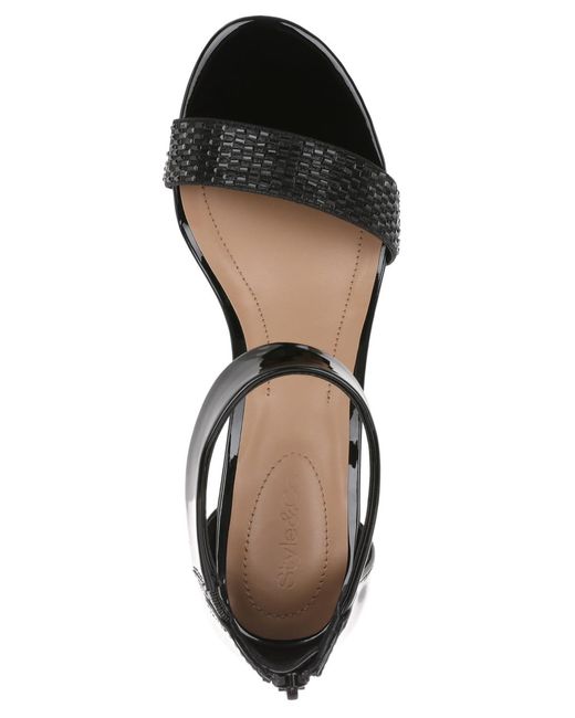 Style & Co. Black Phillyis Evening Sandals