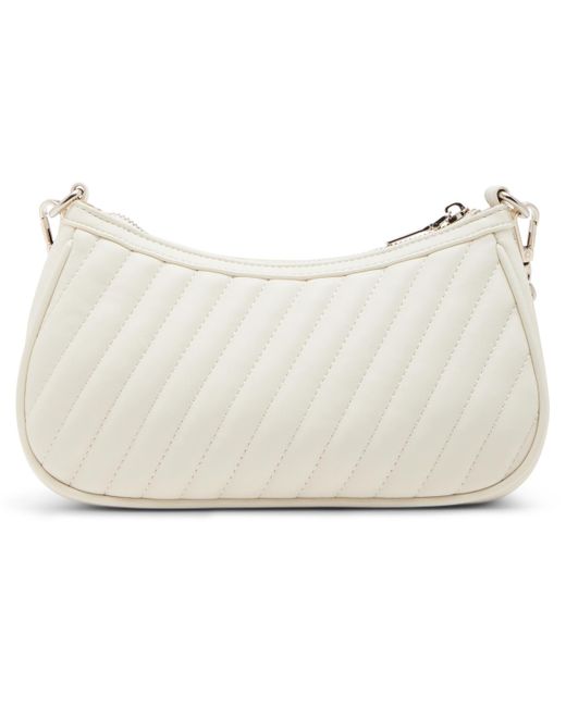 Steve Madden White Vickie Small Shoulder Bag
