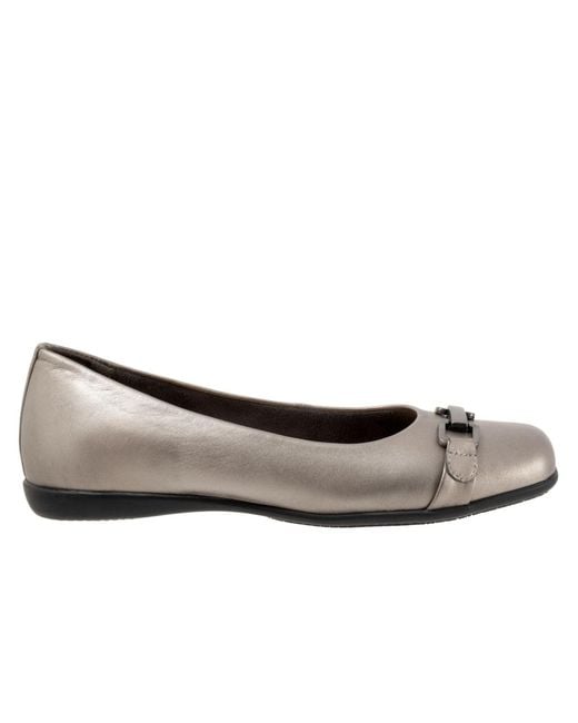 Trotters Gray Sadie Flat