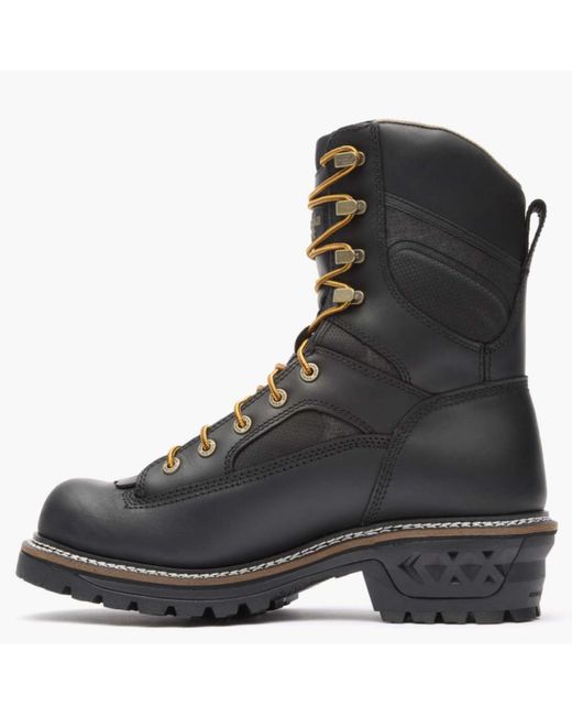 Georgia Boot Black Ltx Logger Waterproof Work Boot for men