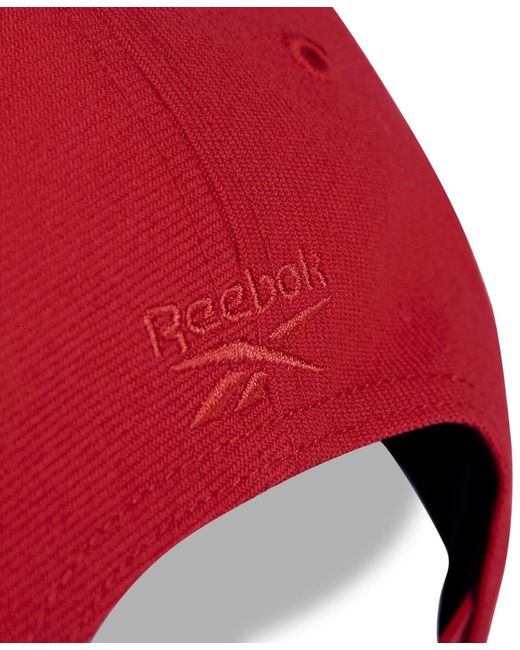 Reebok Red Vector Logo Cap for men
