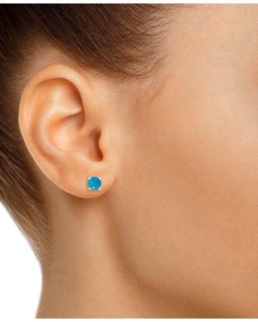 Macy's Blue Labradorite Stud Earrings