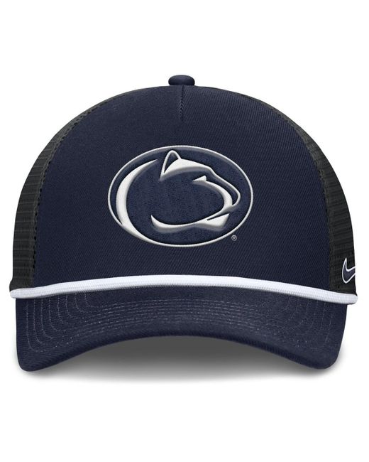 Nike Blue Penn State Nittany Lions Rise Primetime Trucker Adjustable Hat for men
