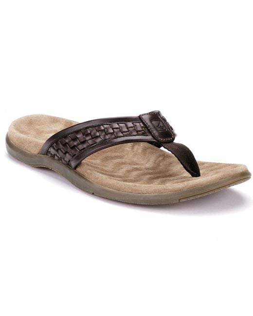 Sperry Top-Sider Brown Men's Largo Thong Sandals for men