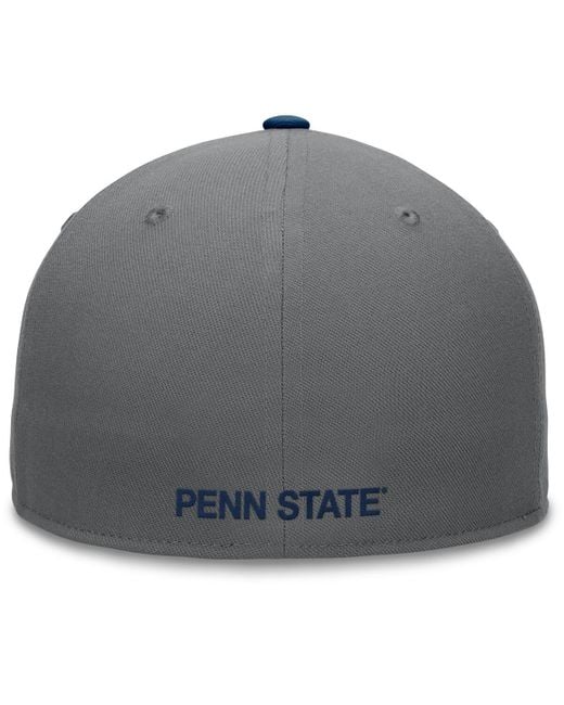 Top Of The World Blue Gray/navy Penn State Nittany Lions Rally Two-tone Fitted Hat for men