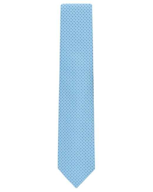 Tommy Hilfiger Blue Parma Micro-pattern Tie for men