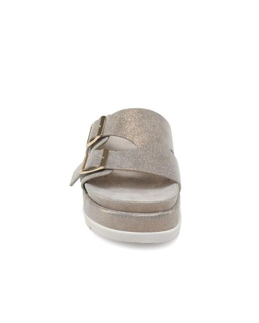 J/Slides Gray Bianca Sandal