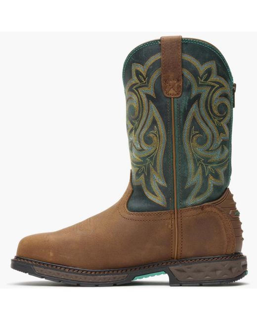 Georgia Boot Green Carbo-tec Lt Steel Toe Waterproof Pull-on Boot