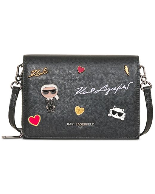 Karl Lagerfeld Black Lourdes Crossbody