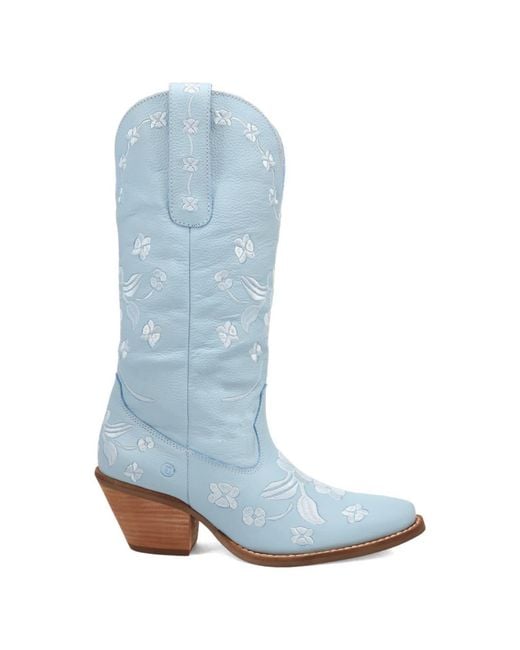 Dingo Blue Love Bug Leather Boot