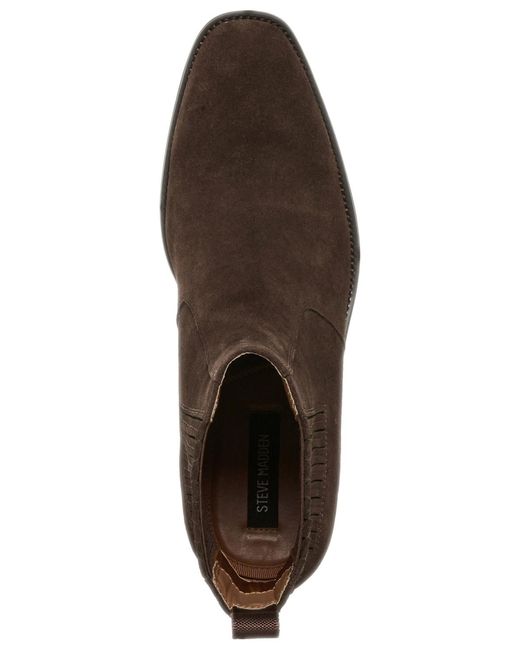 Steve Madden Brown Kemp Round Toe Boots for men