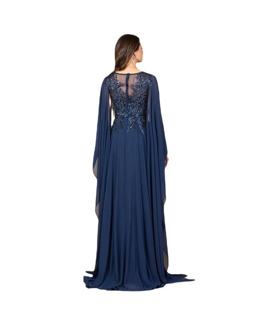 Lara Blue Chiffon A