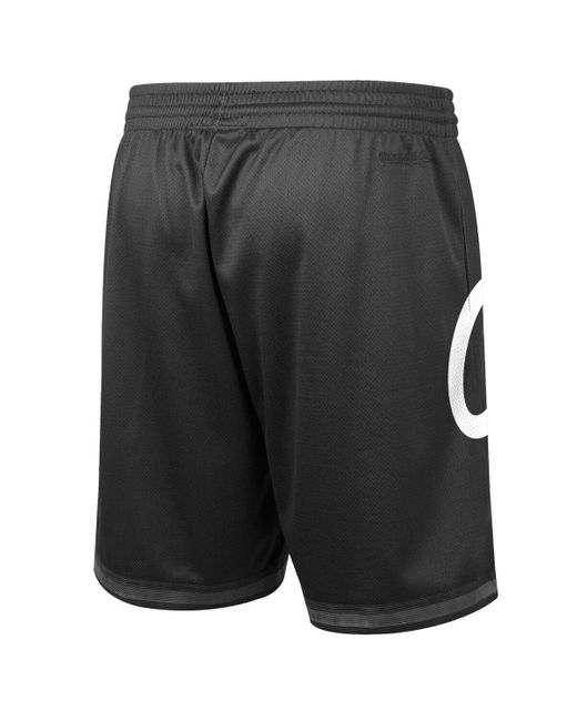 Mitchell & Ness Black Orlando Magic Big Face 3.0 Fashion Shorts for men