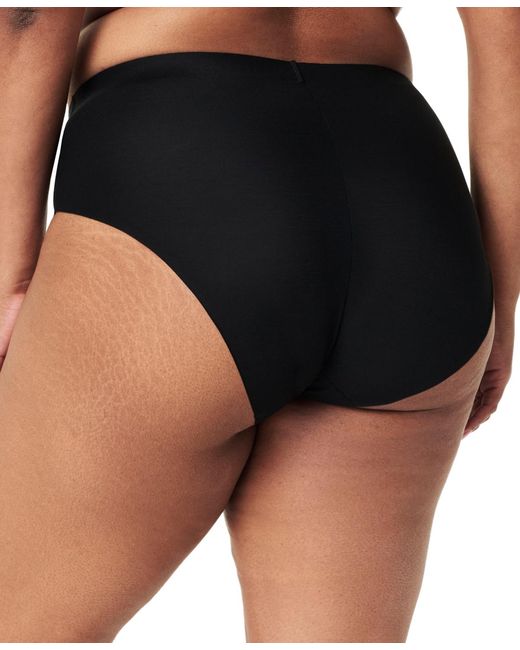 Spanx Black Regular Waist Fall Bikini