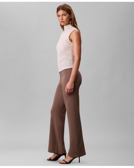 Calvin Klein Gray Half Milano Slim Pants