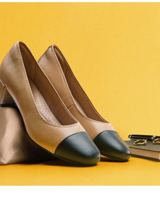Clarks Natural Iridessa May Slip-on Pumps