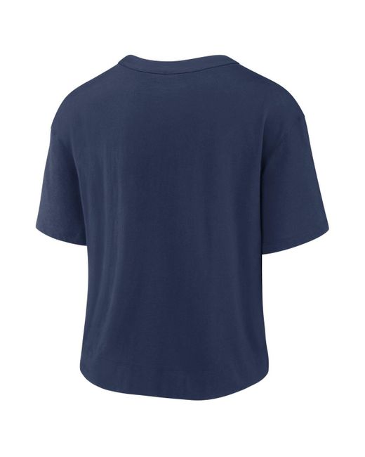 Women's Nike Red/Navy St. Louis Cardinals Modern Baseball Arch Tri-Blend  Raglan 3/4-Sleeve T-Shirt