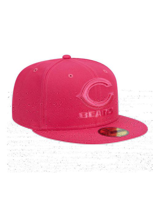 Men's New Era Pink/Black Chicago Bears 2022 NFL Crucial Catch 59FIFTY  Fitted Hat