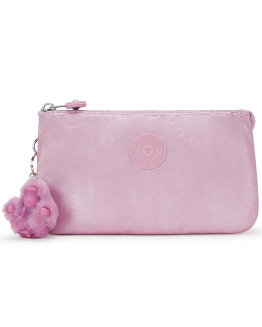 Kipling Pink Creativity Large Cosmetic Pouch