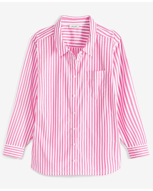 On 34th Pink Collared Button-down Shirt