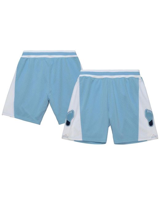 Mitchell & Ness Blue Michael Jordan North Carolina Tar Heels Authentic Throwback Shorts for men