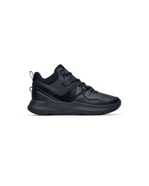 Shoes for Crews Blue Brakly Slip Resistant Water Resistant Work Shoes