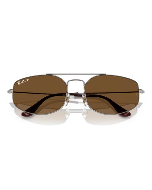 Ray-Ban Brown Polarized Explorer 5 Sunglasses