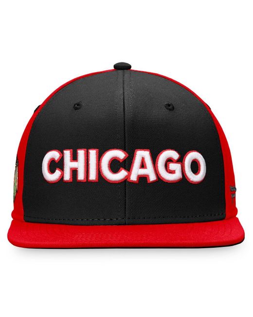Fanatics Red Chicago Hawks Special Edition 2.0 Snapback Hat for men