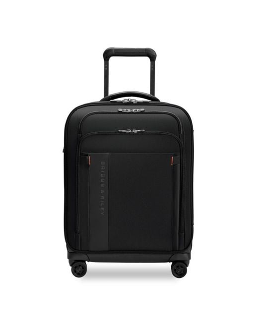 Briggs & Riley Black Global 21" Carry-on Expandable Spinner