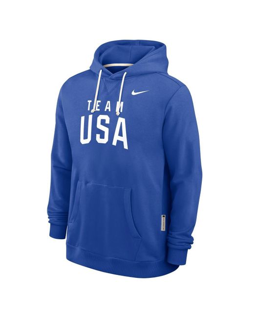 blue nike dri fit hoodie