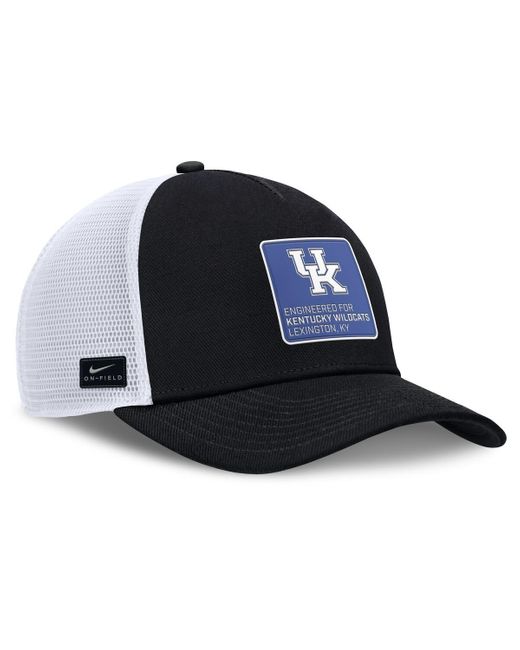 Nike Blue Black/white Kentucky Wildcats 2025 On-field Rise Engineered Trucker Adjustable Hat for men