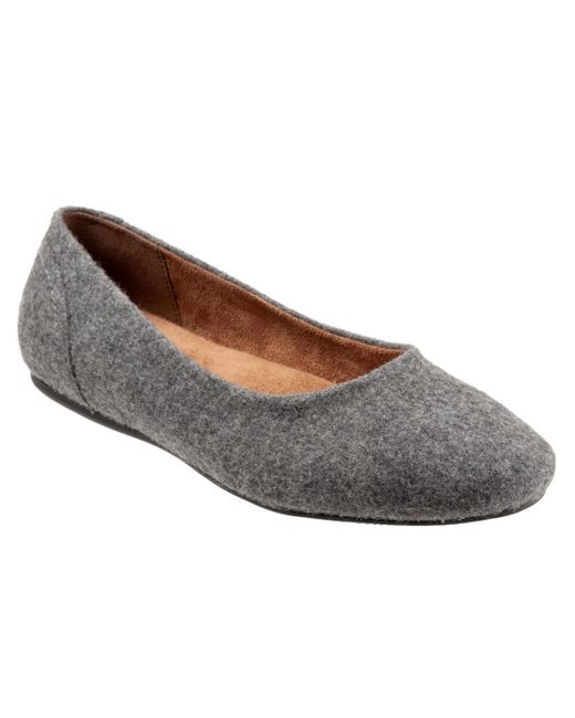 Softwalk® Gray Shiraz Flat
